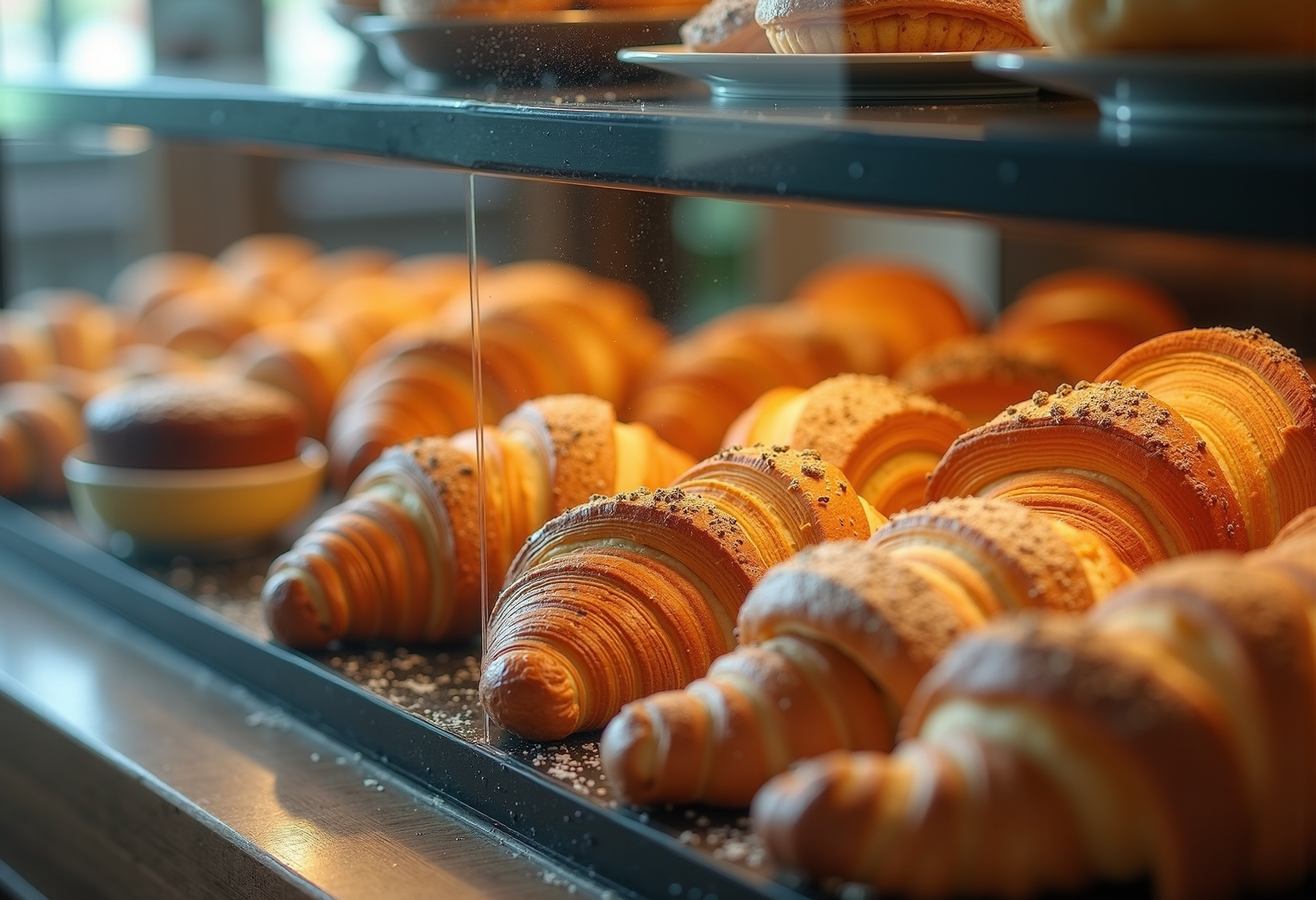 The pastry case
